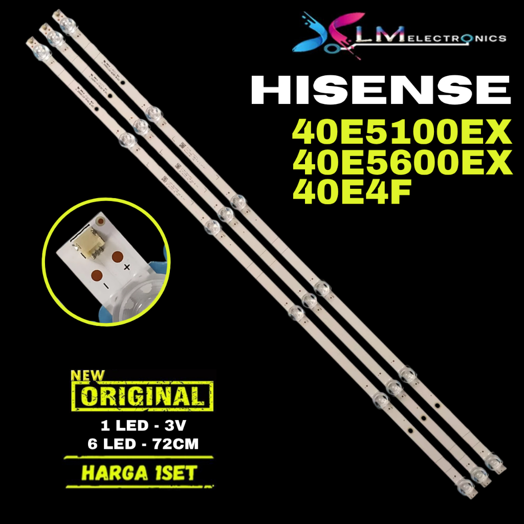 BACKLIGHT TV LED HISENSE 40E4F 40E5100EX 40E5600EX 40E4 40E5100 40E5600