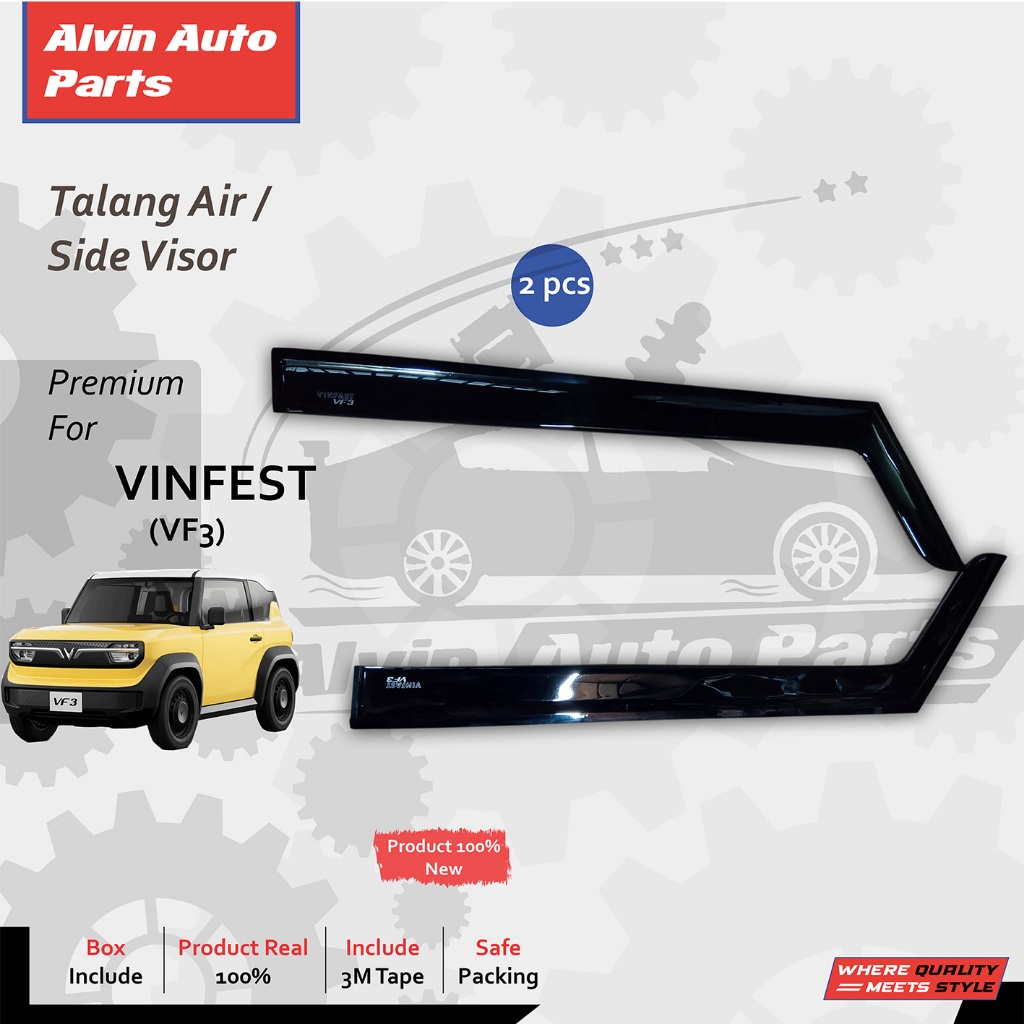TALANG AIR VINFAST VF3 / SIDE VISOR VINFAST VF3 SLIM / ACCESSORIES VINFAST VF3