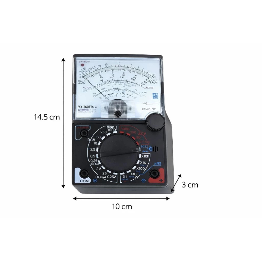 MULTITESTER / MULTIMETER / AVOMETER ANALOG SUNWA SAMWA SANWAi YX360TR ELB