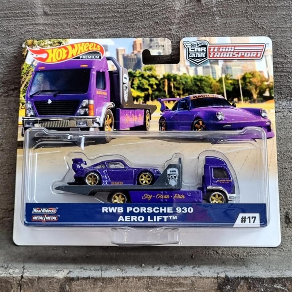 Hot Wheels Premium Team Transport RWB Porsche 930 Aero Lift Car Culture