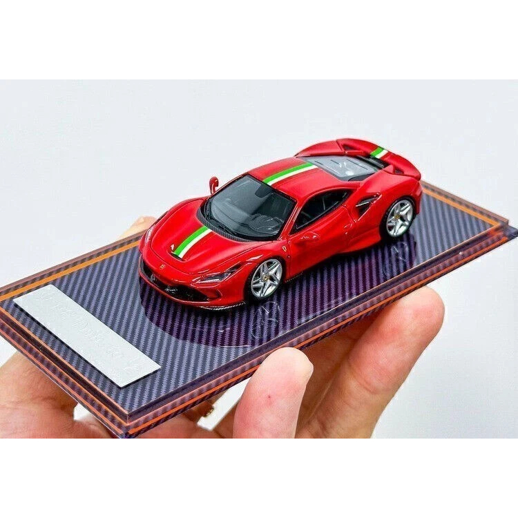 1/64 U2 Ferrari F8 Tributo Red w/ 3 Stripes