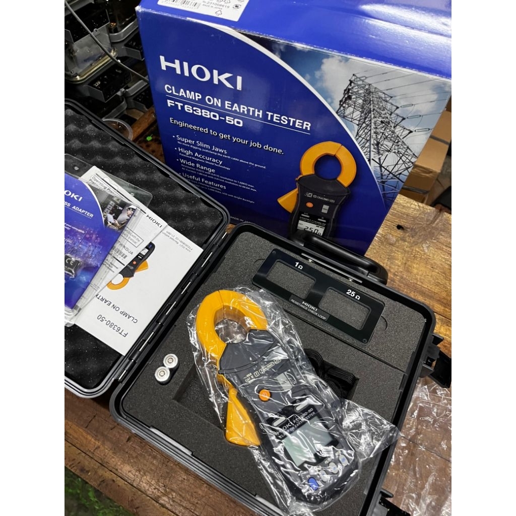 HIOKI CLAMP ON EARTH TESTER FT6380-50 BARU 100%