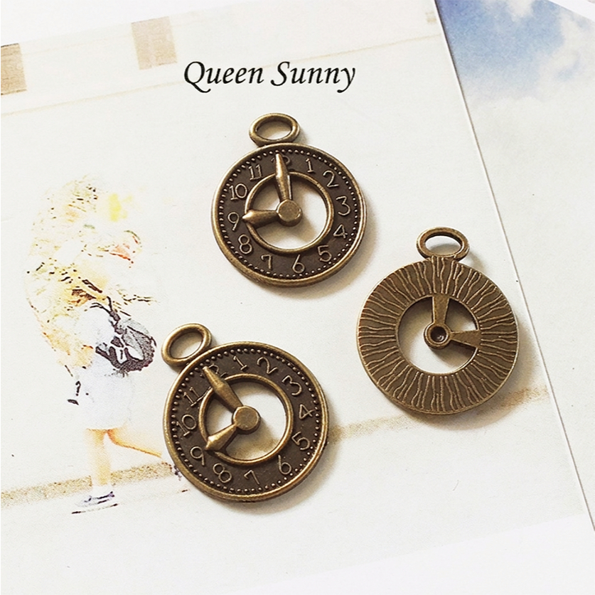 Charm Jam Saku Vintage Bandul Kalung Liontin Pendant Aksesoris