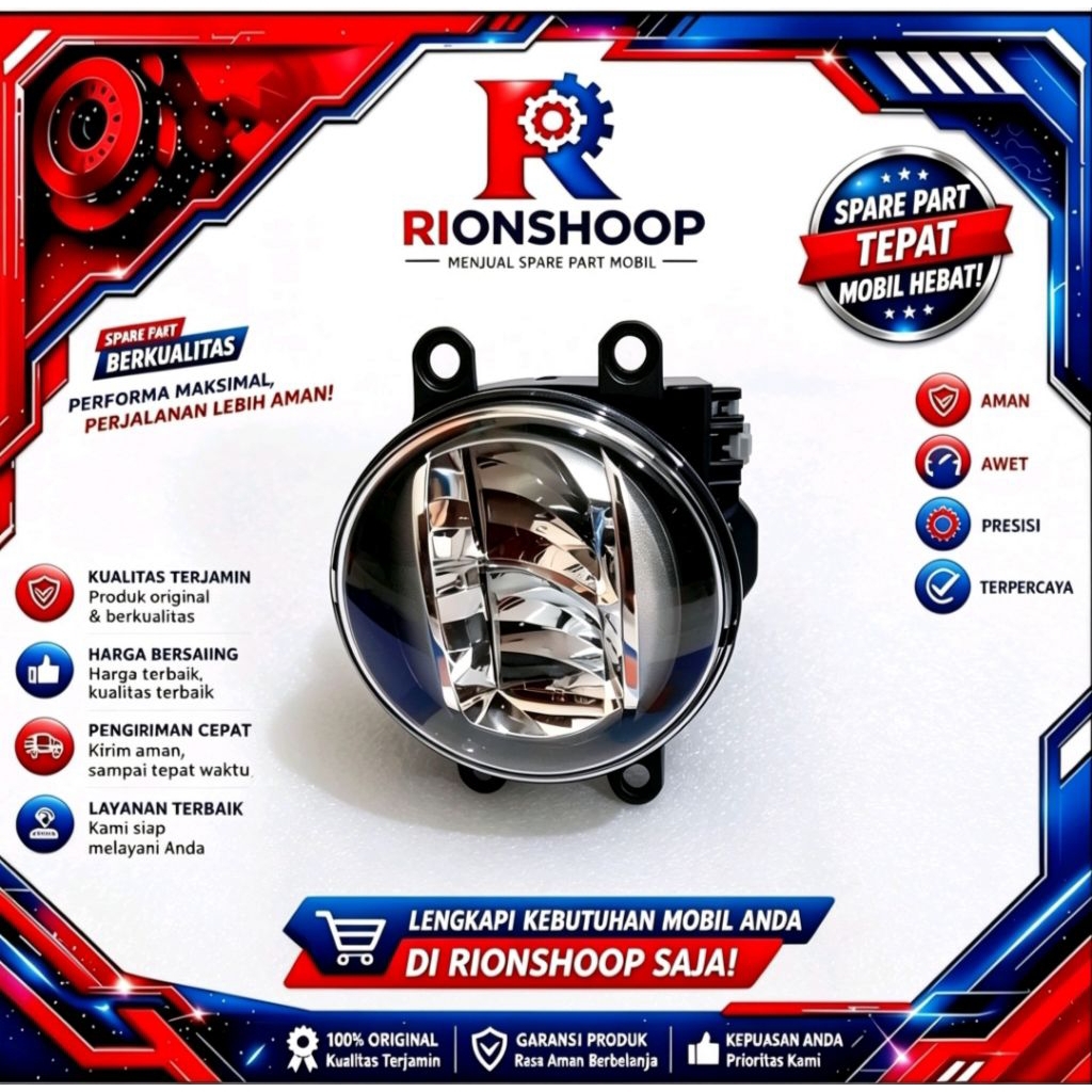 Foglamp lampu kabut LED FORTUNER INNOVA AVANZA Original