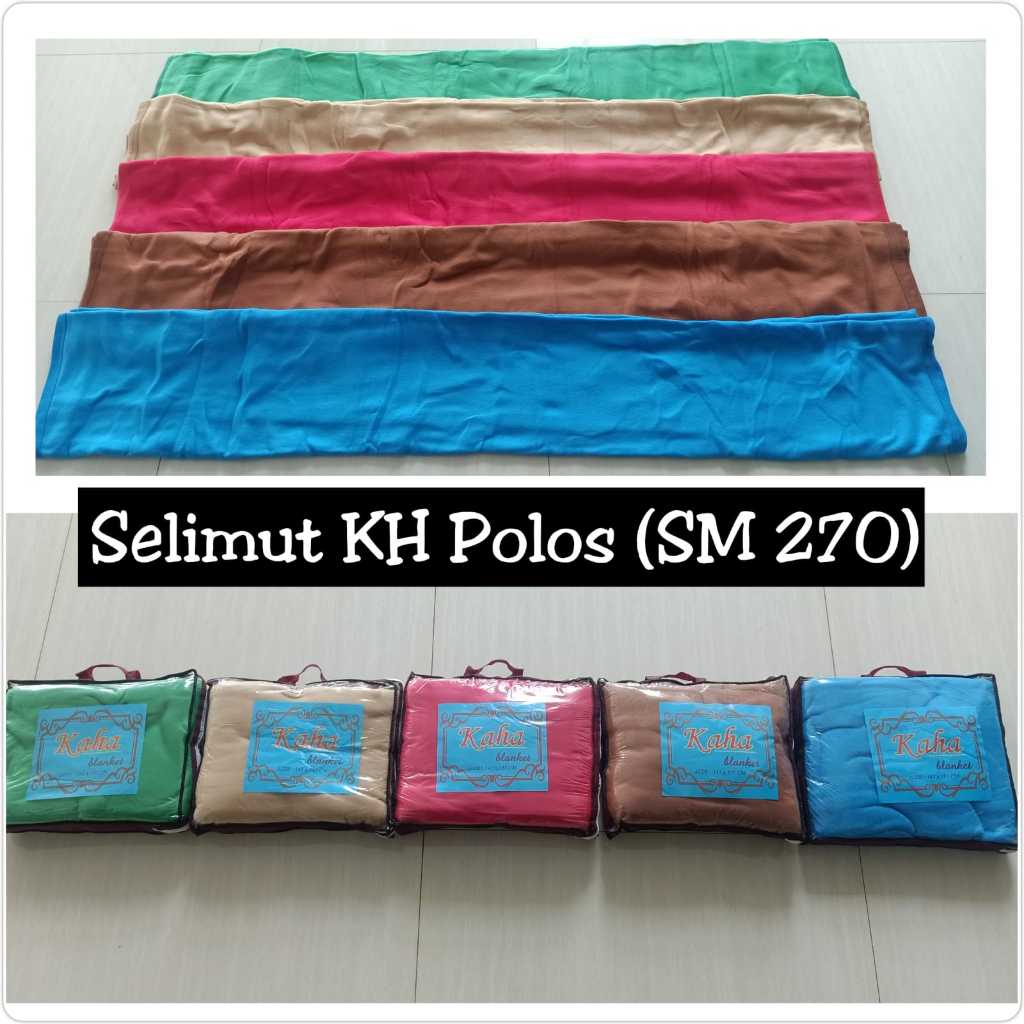 Selimut KH Polos Warna uk. 145 x 195 CM / Seimut Hotel