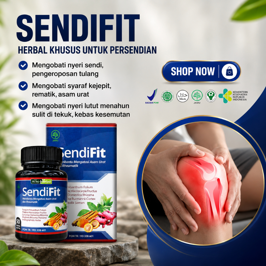 Obat Herbal Khusus Untuk Nyeri Sendi Menahun - SendiFit 100% Original