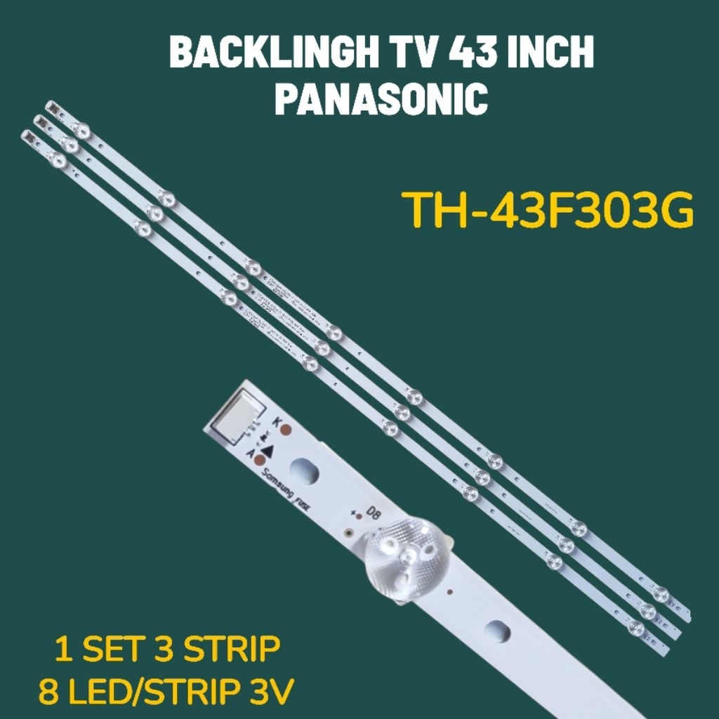BACKLIGHT TV PANASONIC 43 INCH MODEL TH-43F303G
