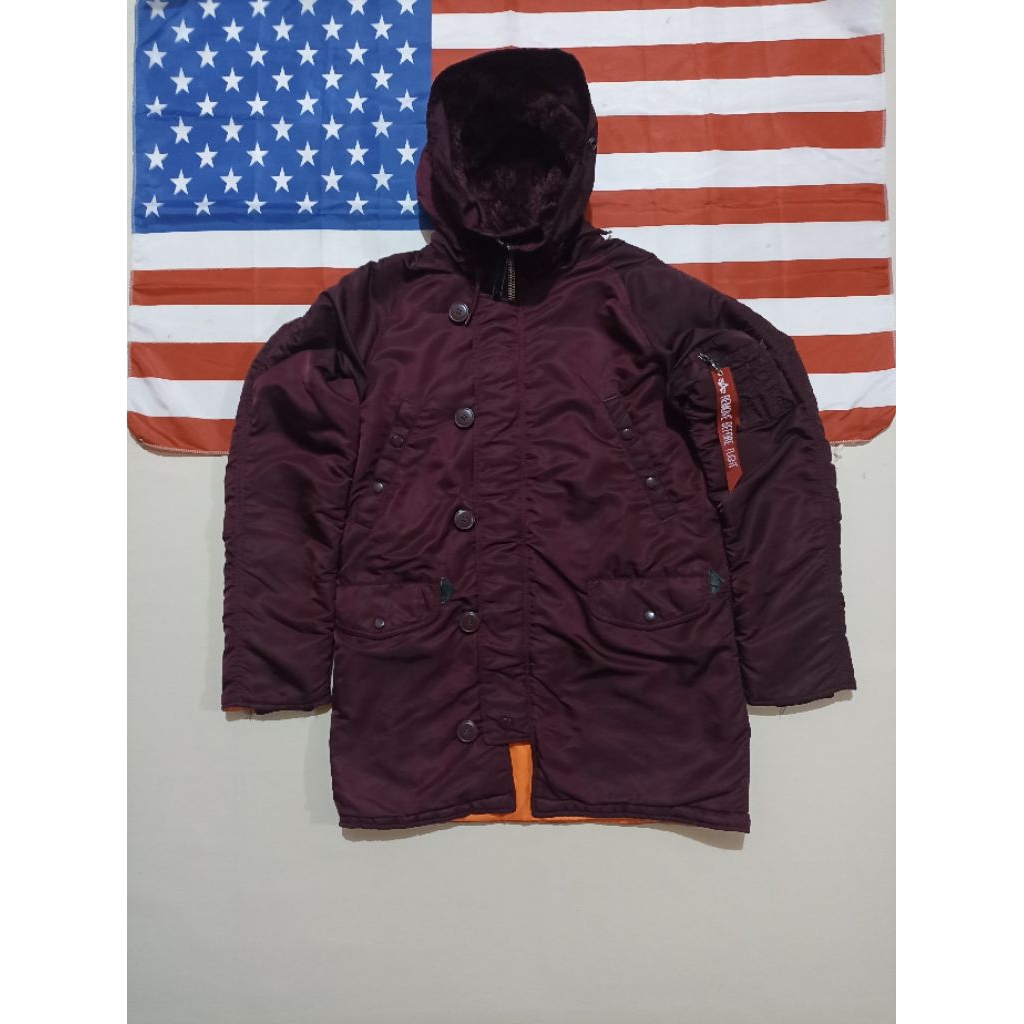 N-3B Alpha Industries Maroon