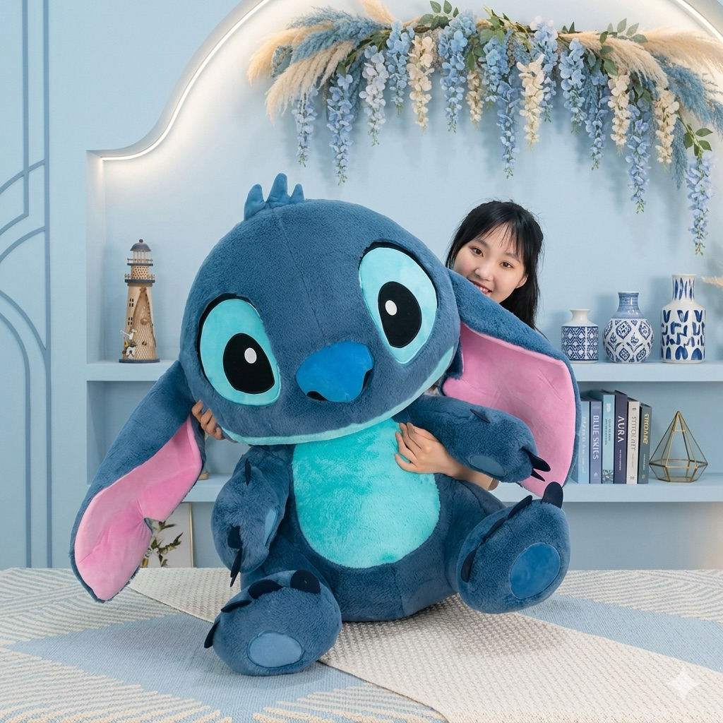 boneka stitch jumbo 1 meter