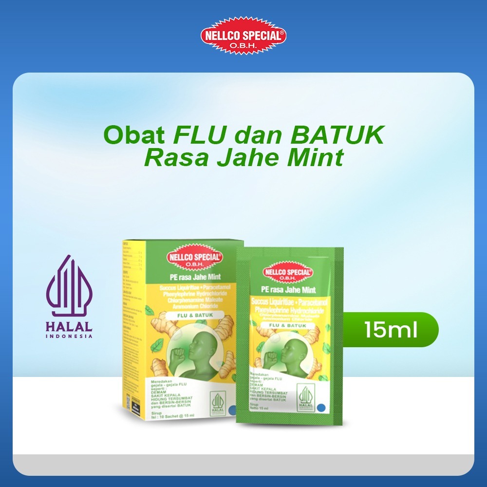 Nellco Spesial OBH PE Jahe Mint Sachet