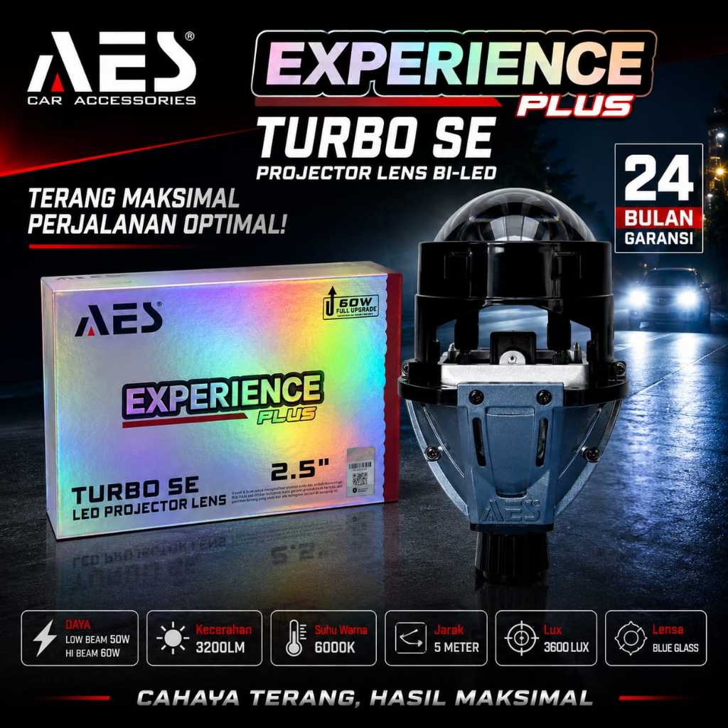 BILED 2.5 Inch TURBO SE EXPERIENCE V1 PLUS 60 Watt  AES