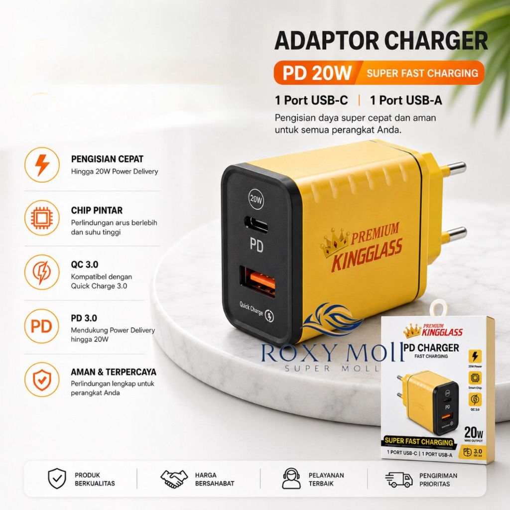 S10 Adaptor Batok Charger Sam Fast Charging Output 9V Kepala Casan 15w Universal Android Smartphone 