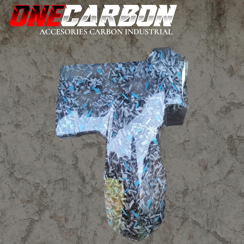 Forged biru Hugger model Airblade Beat Fi 2014-2019 Scoopy 2015-2020 ONECARBON