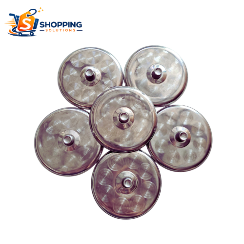 Paket 6Pcs Tutup Gelas Diameter 8cm Stainless Steel Anti Karat