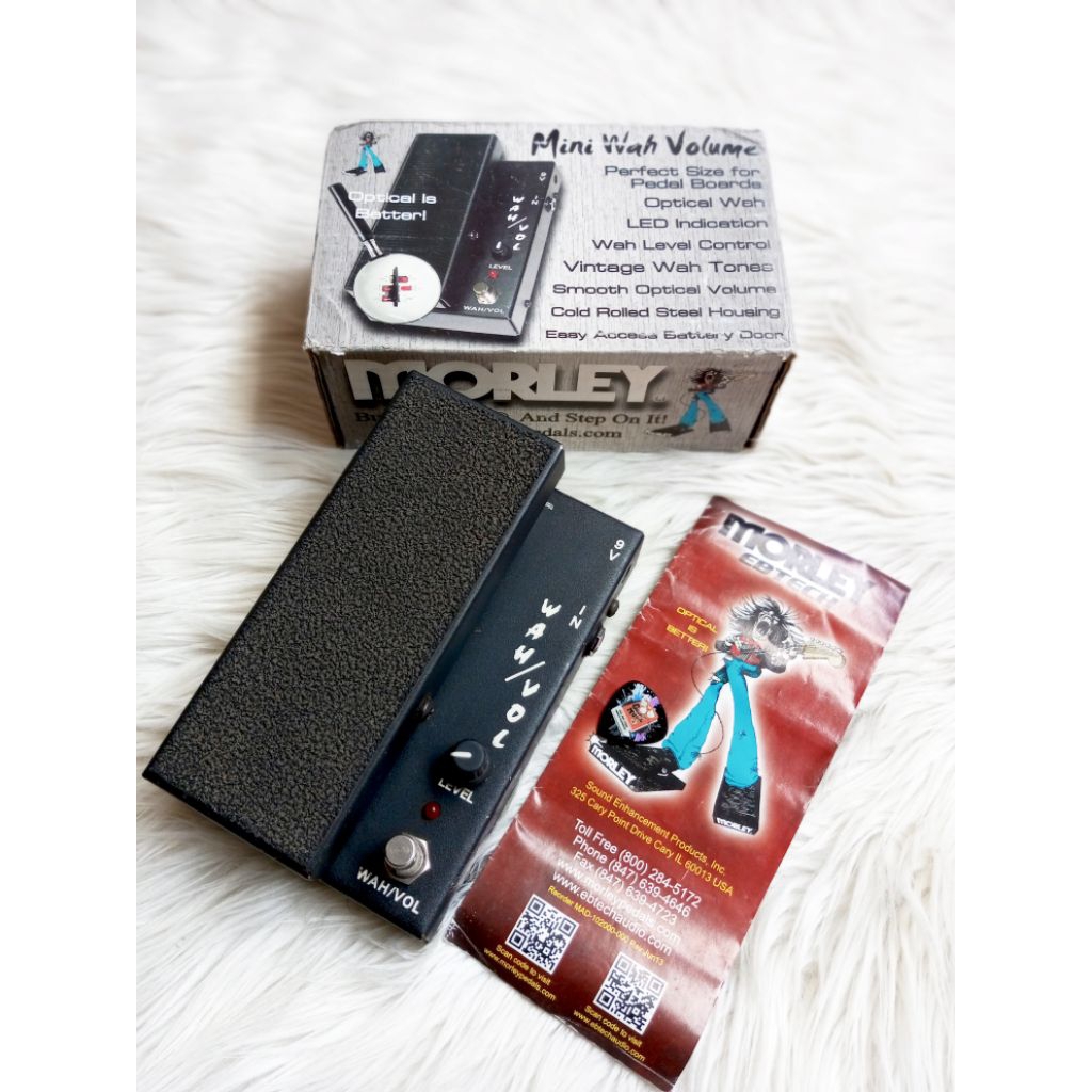 Morley Mini Wah Volume pedal efek gitar bass