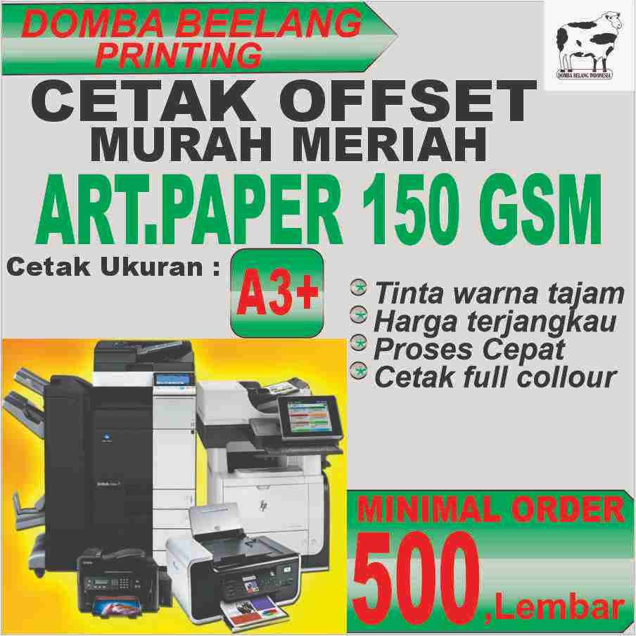 CETAK OFFSET - ARTPAPER 260G - CETAK BROSUR CETAK MAJALAH CETAK ARTPAPER CETAK OFFSET KALENDER PACKA