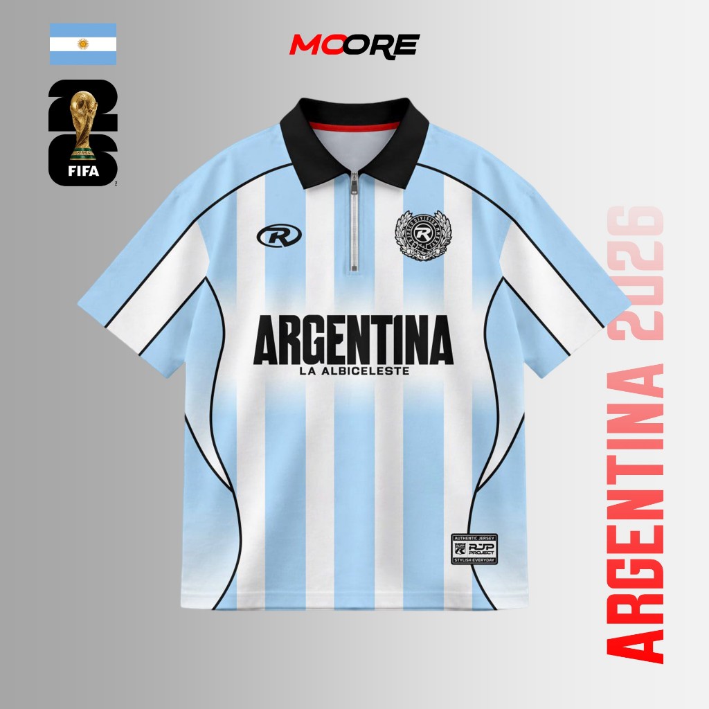 Kaos Jersey Bola Negara Argentina La Albiceleste Jersey Argentina Piala Dunia World Cup 2026