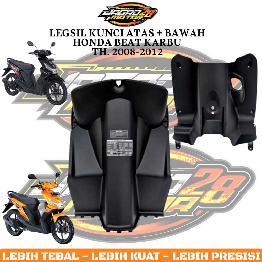 Legsil Kunci Atas + Bawah Motor Beat Karbu (2item) Set Atas Bawah Dek kunci Beat Karbu 2008-2012