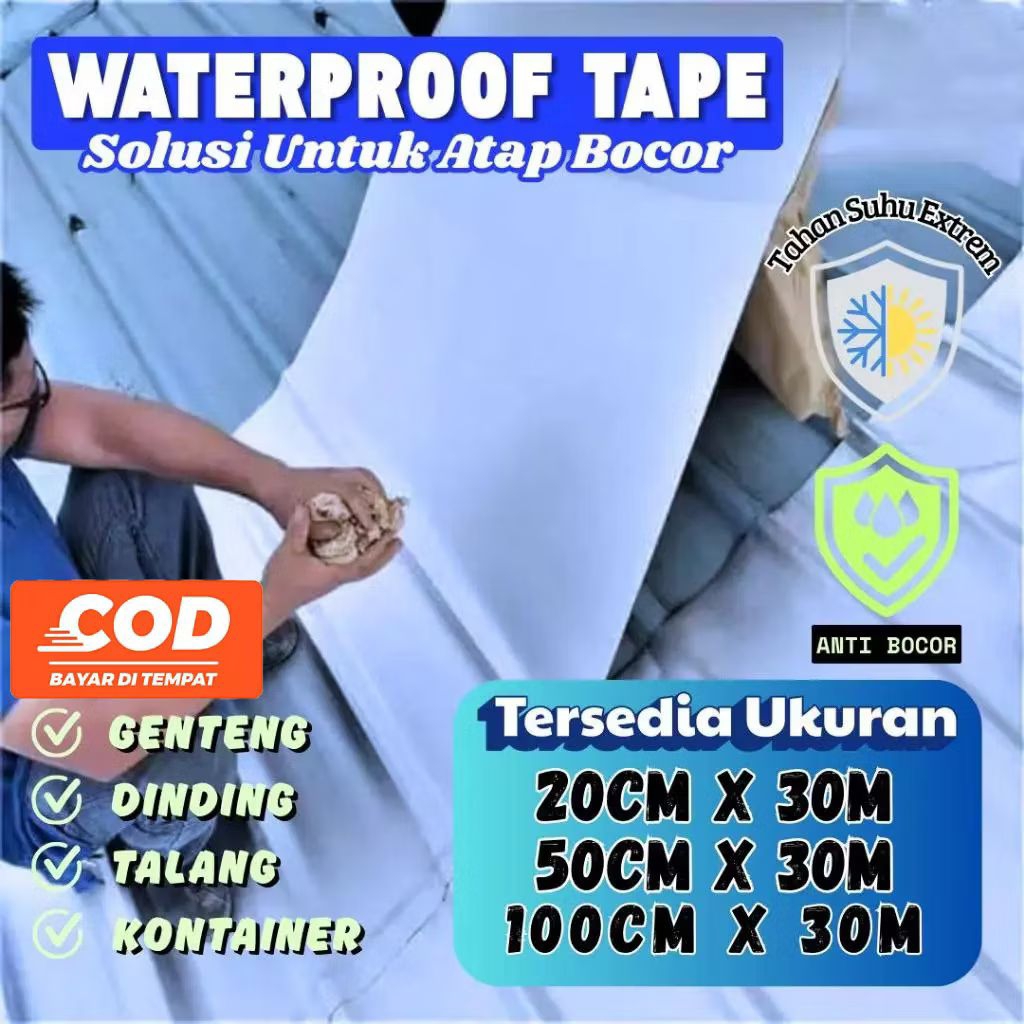 {INSTAN-PEKANBARU} Lem Genteng/Lem Seng Anti Bocor Waterproofing Insulasi Atap Peredam Panas