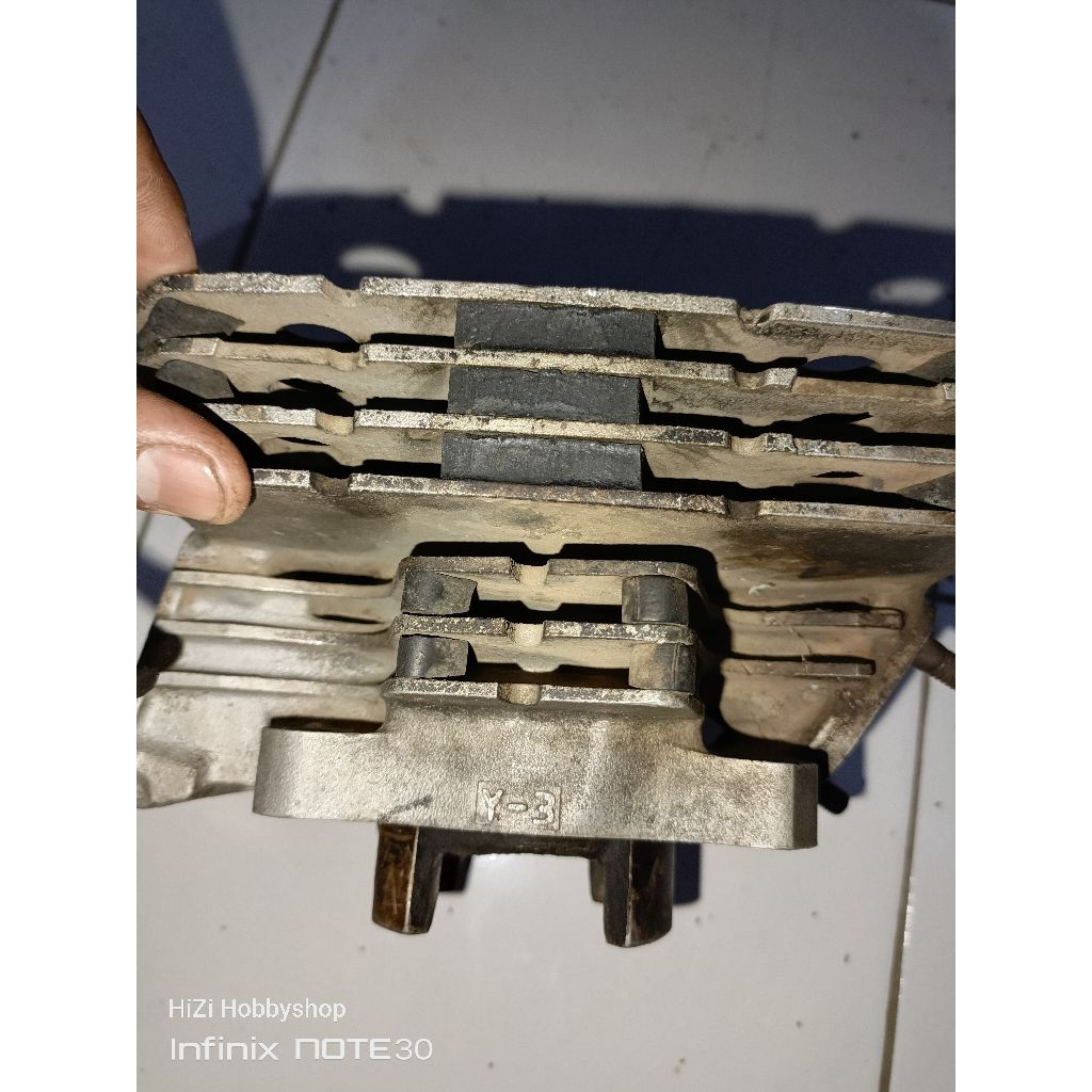 Buring Bureng Blok Piston Cylinder Silinder RXZ RZR 55G00 Y-3 Original Belum Obe Belum Porting