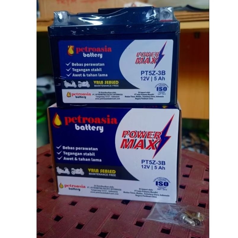 AKI PETROASIA POWER MAX PT5Z-3B 12V BEAT MIO