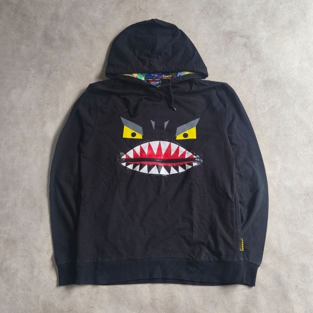 Sweater hoodie pria elstinko hitam