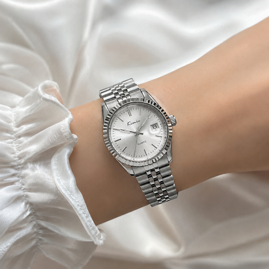 Jam Tangan Rantai Wanita Kimio 1963 NEW Quartz