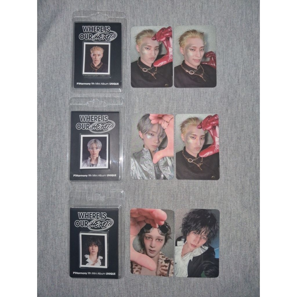 [P1HARMONY] UNIQUE PLVE FaNCy ver. ALBUM UNSEALED FULLSET KEEHO JIUNG JONGSEOB SOUL PC