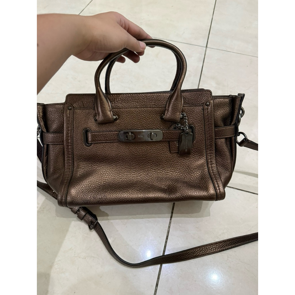 CO4CH SWAGGER 27 SATCHEL BAG