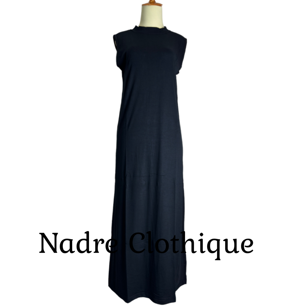 Inner Basic Gamis Wanita Tanpa Lengan Premium