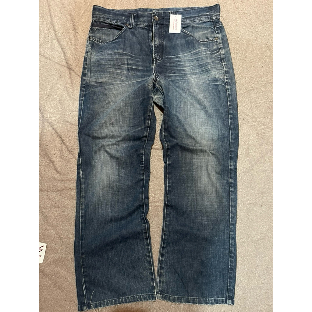 Celana Baggy Fading Jeans Panjang Giordano