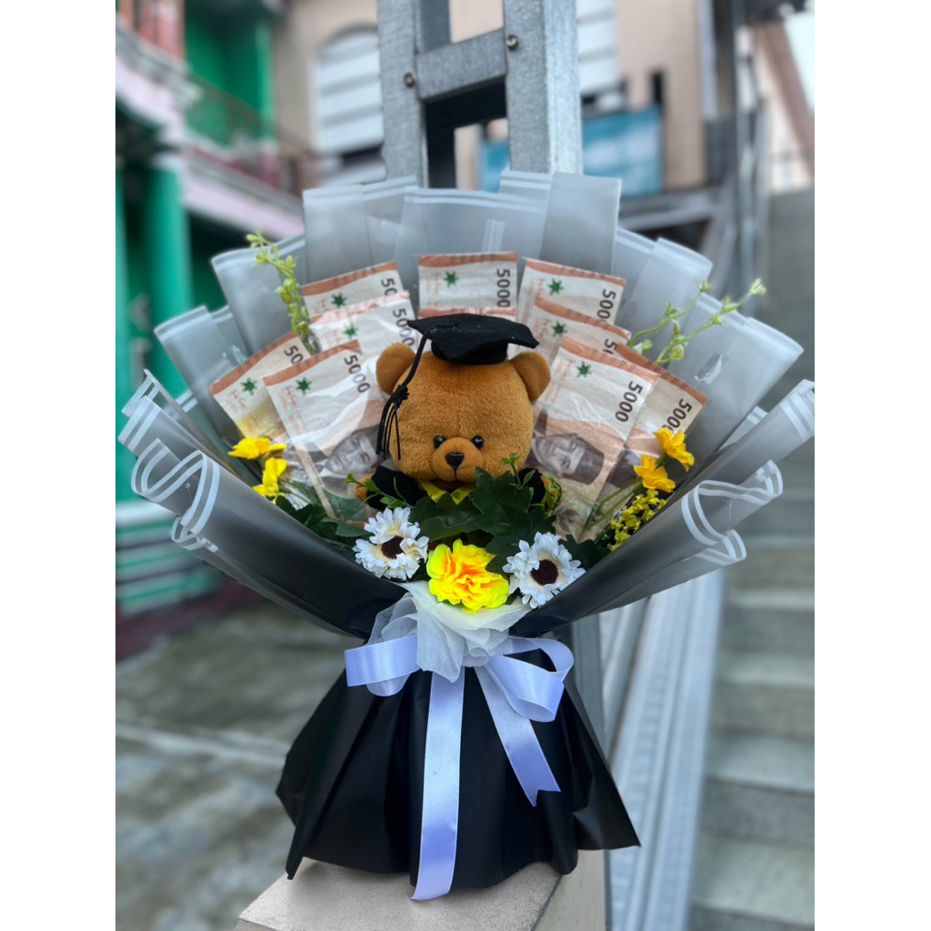 Krangka Bouquet | Bouquet Uang 10 Slot + Boneka