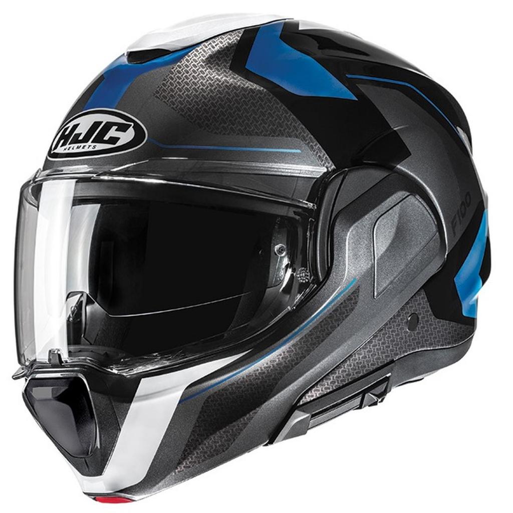 HJC F100 BIOS MC2 BLUE HELM HJC MODULAR ORIGINAL HELMET HJC