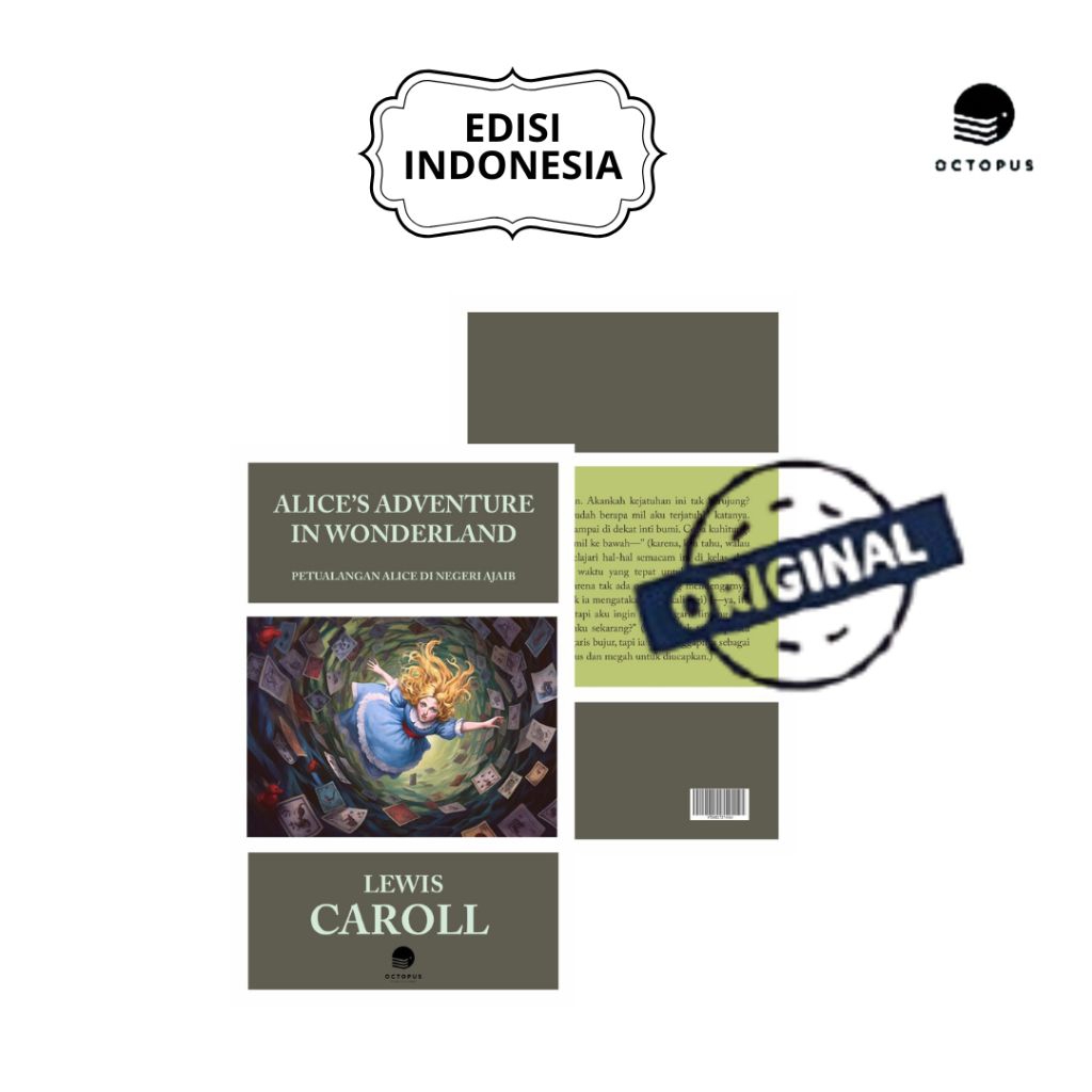 [Edisi Indonesia] Alice's Adventure In Wonderland / Petualangan Alice di Negeri Ajaib Lewis Carroll