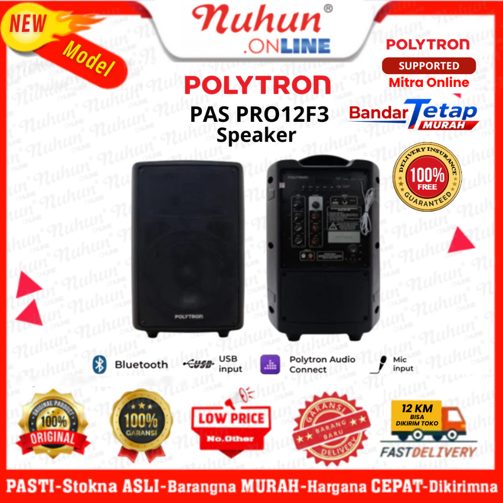 POLYTRON Speaker Aktif Bluetooth PAS-PRO12F3