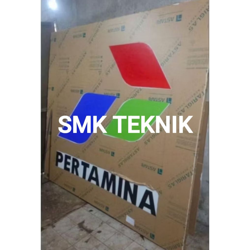 STICKER LOGO PERTAMINA STICKER LAMBANG PERTAMINA SPBU UNTUK TOTEM SPBU