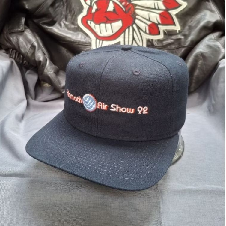 Topi Vintage New Era Pro Model Klamath Air Show 92 Snapback Original Made in USA Green Undervisor