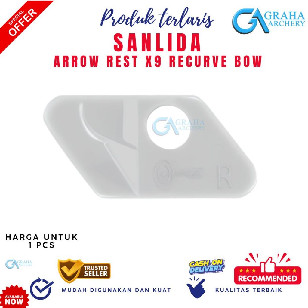 ARROW REST SANLIDA X9 RECURVE BOW / ARROW REST / ARROW REST PANAHAN / ALAT PANAHAN