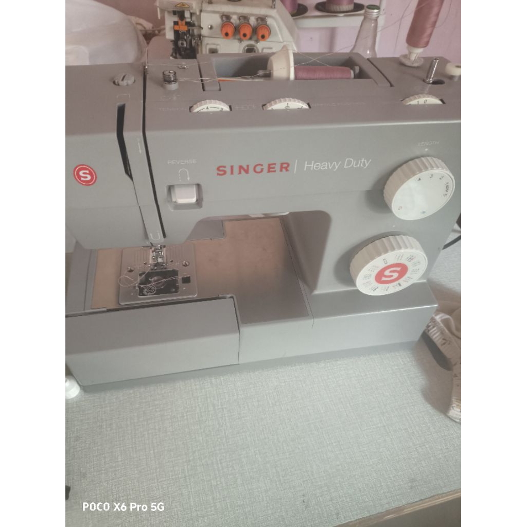 mesin jahit singer heavy duty seken