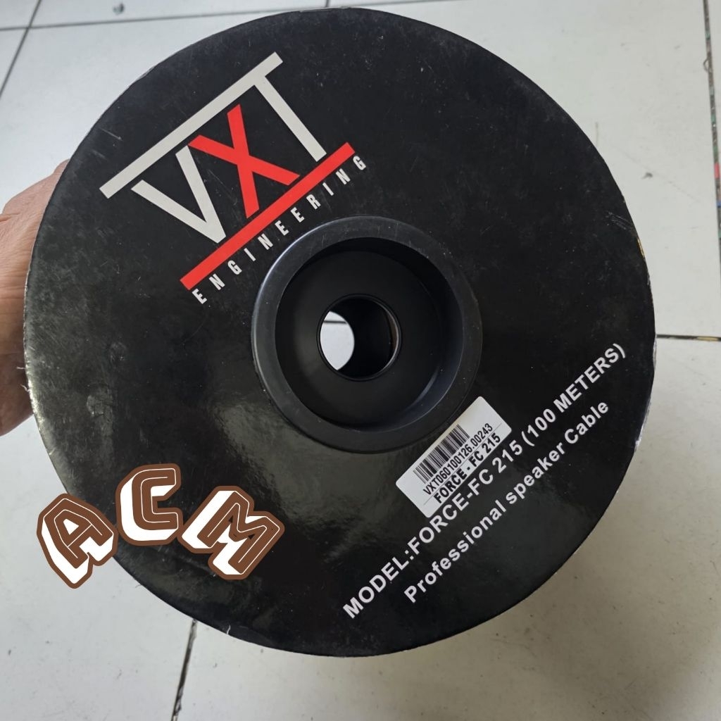 KABEL SPEAKER VXT FORCE FC 215 2X1.5 SERABUT TEMBAGA ORIGINAL
