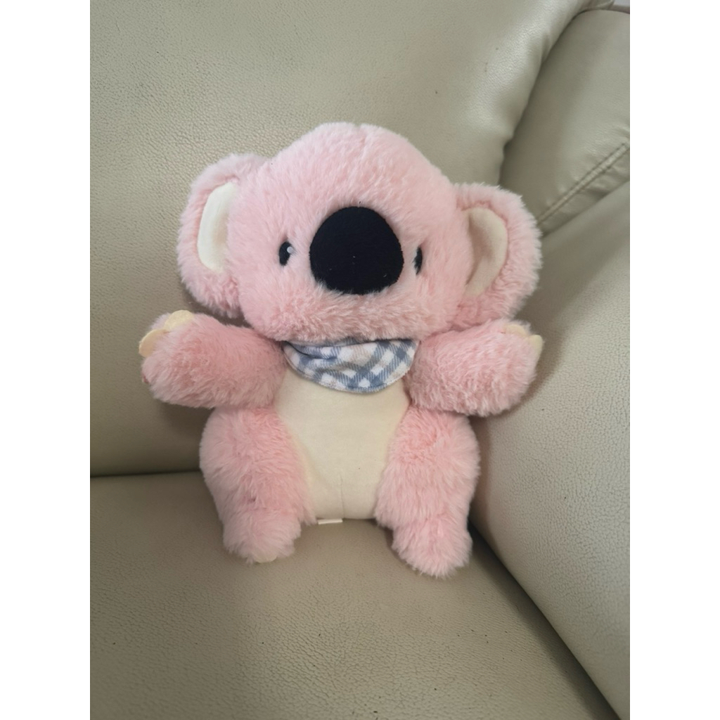 Boneka Koala Pink Putih Doll Bantal Pillow Preloved PL