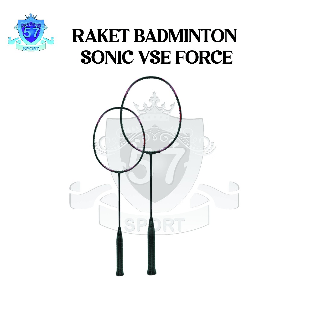 Raket Badminton VSE Sonic Force Bonus Grip Handuk