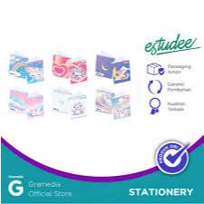 Gramedia Batam - Estudee L Kwarto Buku Tulis 58 Lembar Pack 10 Buku