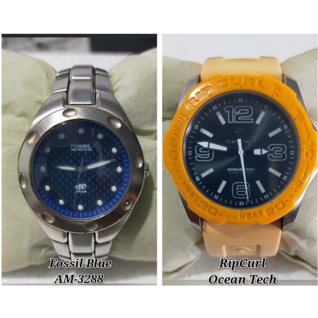 Preloved  Jam  Tangan Pria Rip-Curl  Original Second