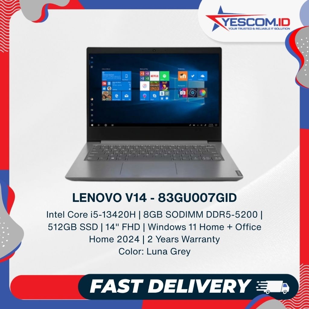 Laptop Lenovo V14 G5 IRL 7GID Intel Core i5-131420H 8/512GB 14"