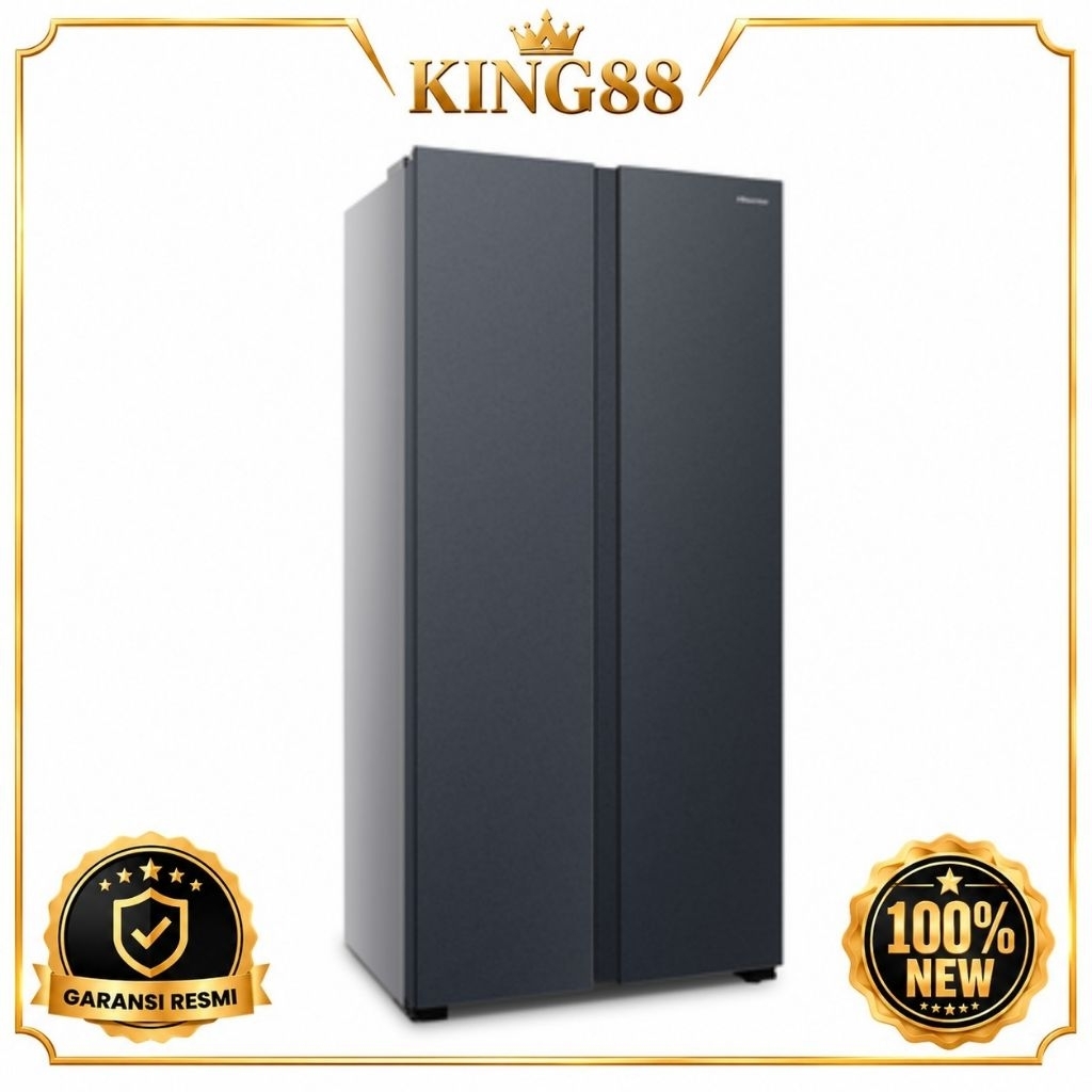 HISENSE RS599N4ISN Kulkas Side by Side - Kulkas Hisense Side by Side Inverter