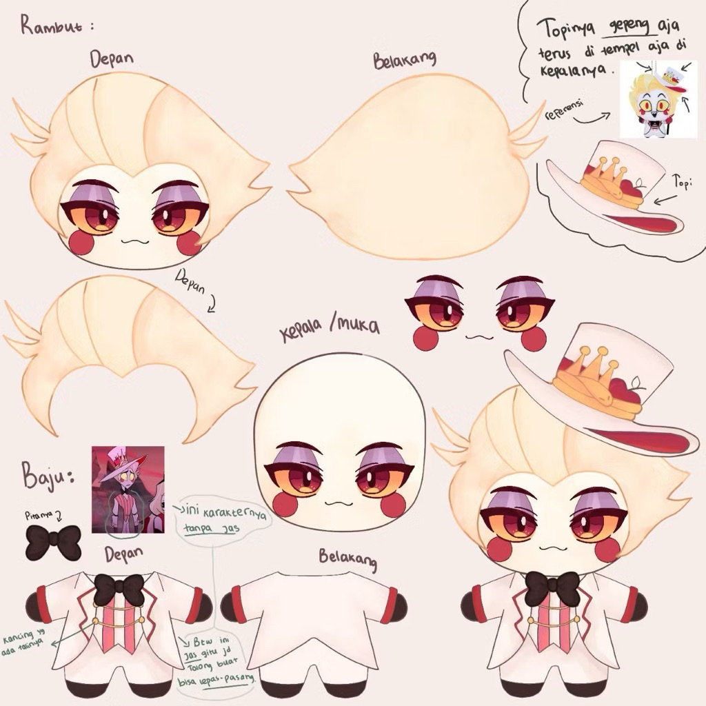 Custom doll 10cm fullset