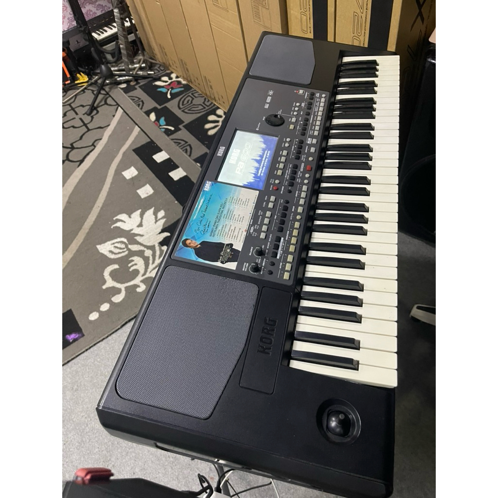 korg PA600 sudah os versi v2 sudah ada set sampling & style