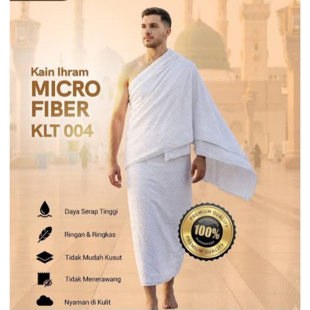 ihrom pria dewasa/kain ihrom laki-laki/pakaian ihrom pria/ihrom pria premium/ihrom pria tebal dan le