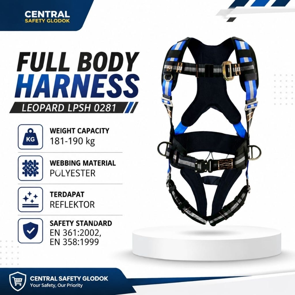 Full Body Harness Leopard LPSH 0281 / Safety Body Harness Leopard Original